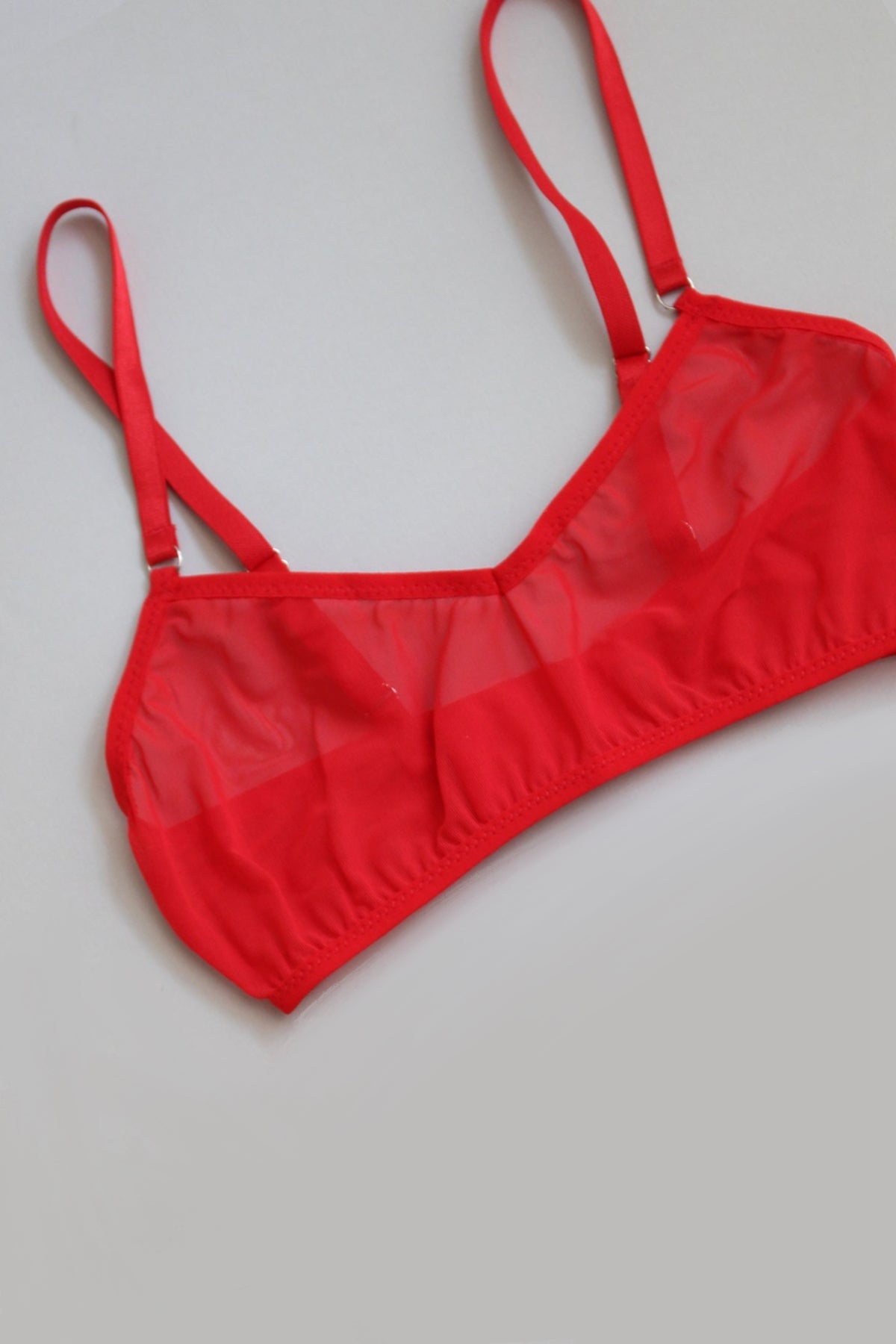 Mesh See Through Bralette