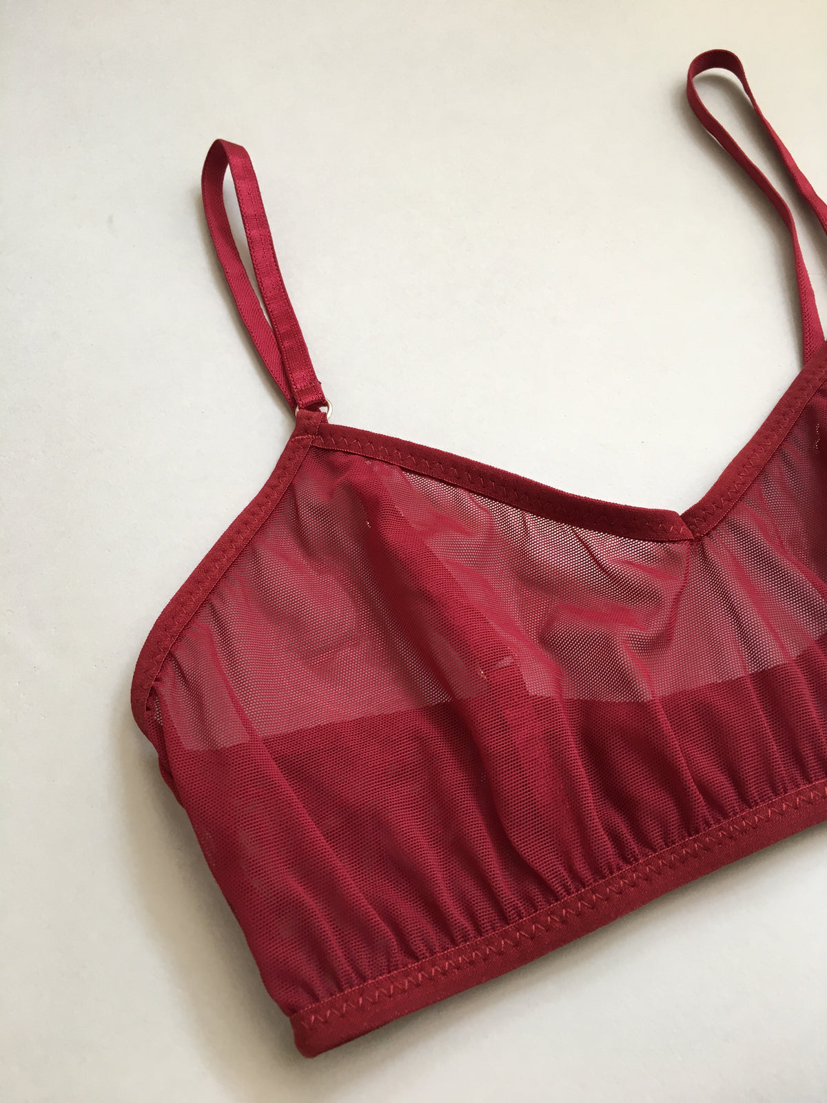 Mesh See Through Bralette